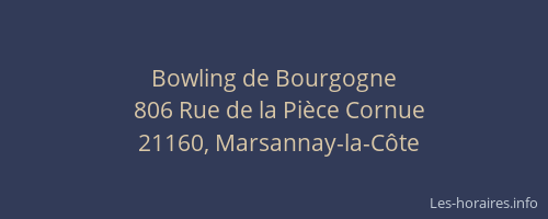 Bowling de Bourgogne