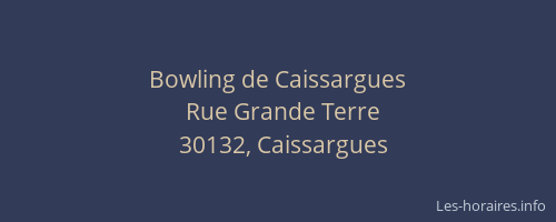 Bowling de Caissargues