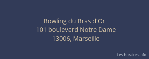 Bowling du Bras d'Or