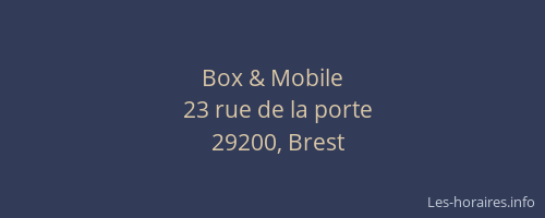 Box & Mobile