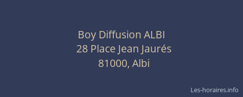 Boy Diffusion ALBI