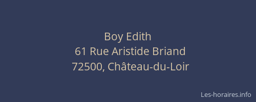 Boy Edith