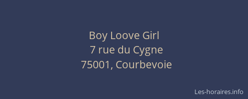 Boy Loove Girl