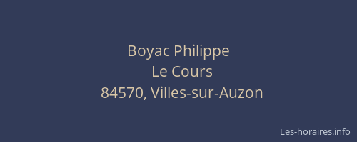 Boyac Philippe