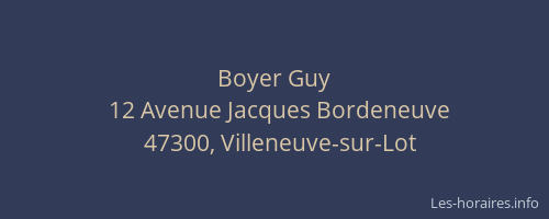Boyer Guy