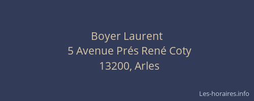 Boyer Laurent