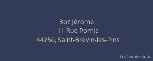 Boz Jérome