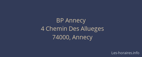 BP Annecy