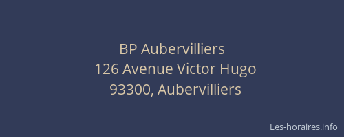 BP Aubervilliers