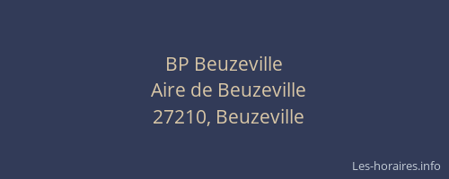 BP Beuzeville