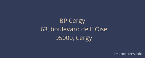 BP Cergy