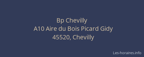 Bp Chevilly