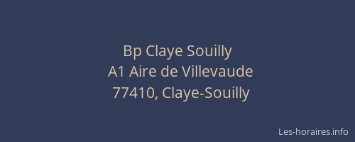 Bp Claye Souilly
