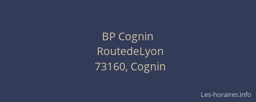BP Cognin