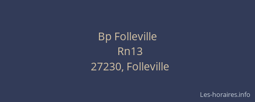 Bp Folleville