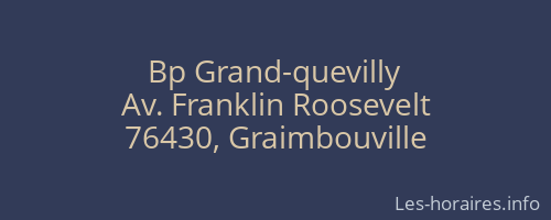 Bp Grand-quevilly