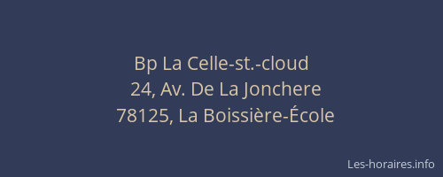 Bp La Celle-st.-cloud