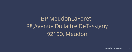 BP MeudonLaForet