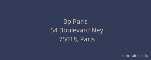 Bp Paris