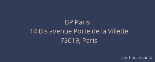 BP Paris