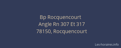 Bp Rocquencourt