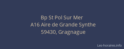 Bp St Pol Sur Mer