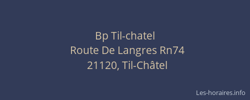 Bp Til-chatel