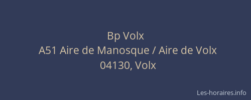 Bp Volx