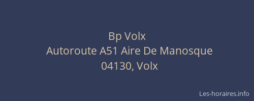 Bp Volx