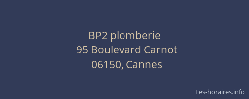 BP2 plomberie