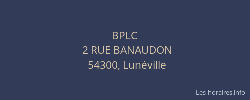 BPLC