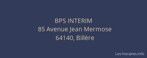 BPS INTERIM