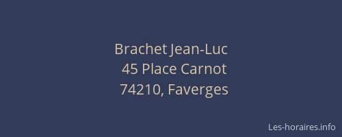 Brachet Jean-Luc