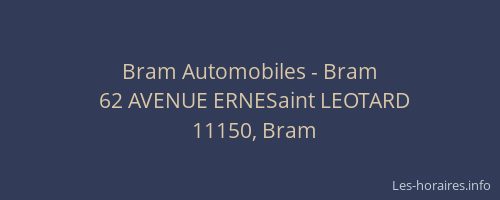 Bram Automobiles - Bram