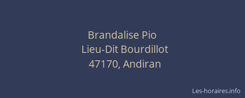 Brandalise Pio