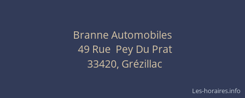 Branne Automobiles