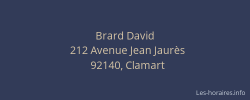 Brard David