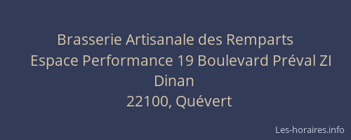 Brasserie Artisanale des Remparts