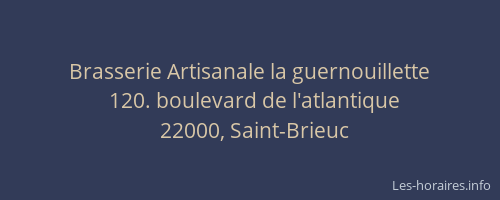 Brasserie Artisanale la guernouillette