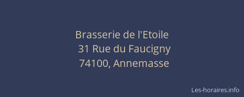 Brasserie de l'Etoile
