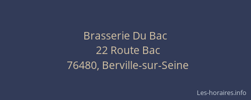 Brasserie Du Bac