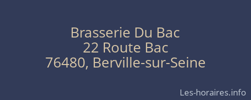Brasserie Du Bac