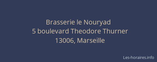 Brasserie le Nouryad