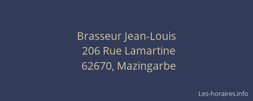 Brasseur Jean-Louis