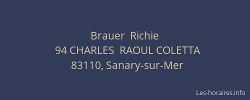 Brauer  Richie