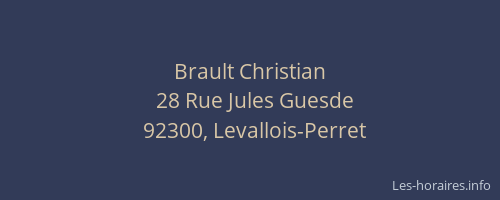 Brault Christian