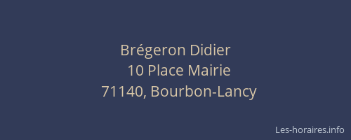 Br&eacute;geron Didier
