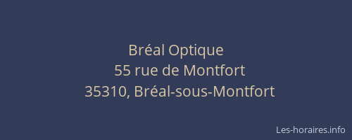 Bréal Optique