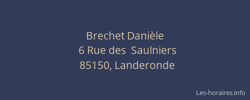 Brechet Danièle