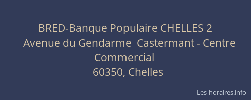 BRED-Banque Populaire CHELLES 2